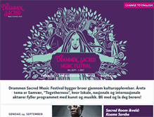 Tablet Screenshot of drammensacred.no